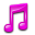 Pink iTunes Icon 32x32 png